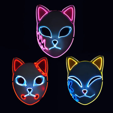 Anime Cat Face LED Mask