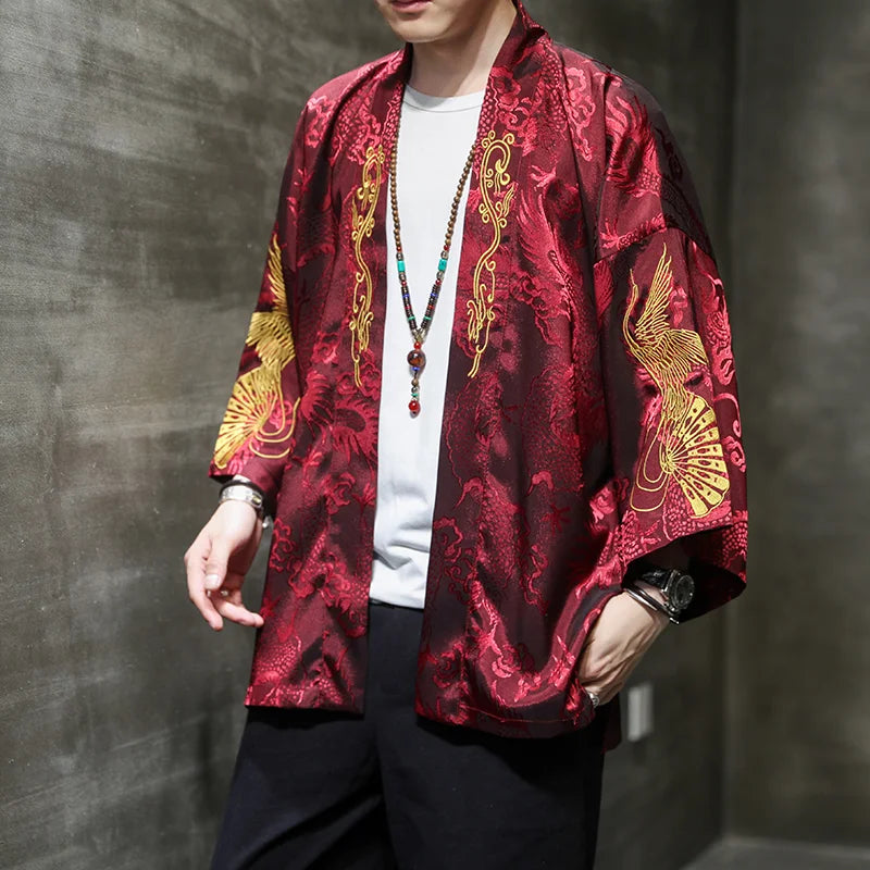 Men's Traditional Style Kimono Haori