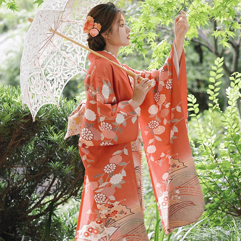 Spring Style Japanese Kimono