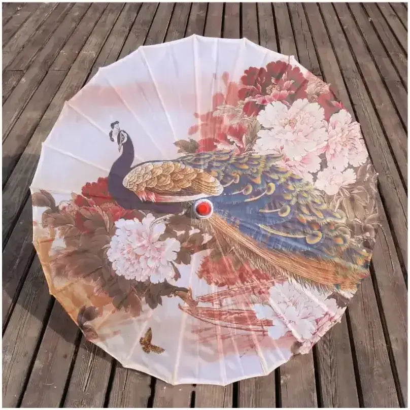Bird Sun Japanese Umbrella