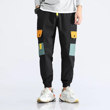 Colorful Pockets Cargo Pants