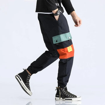 Colorful Pockets Cargo Pants