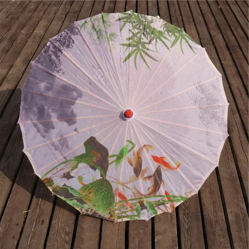 Koi Fish Pattern Japanese Umbrella