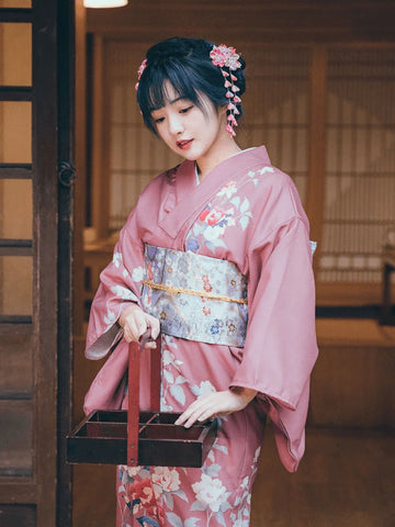 Floral Prints Summer Japanese Kimono