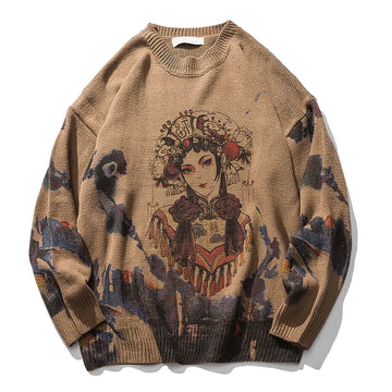Japanese Aesthetic Girl Sweater