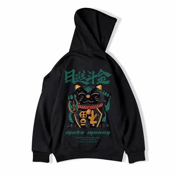 Japanese Cartoon Printed Hoodie