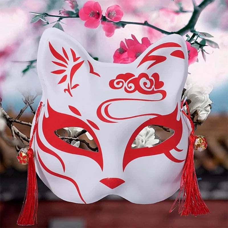 Japanese Fox Pattern Mask 