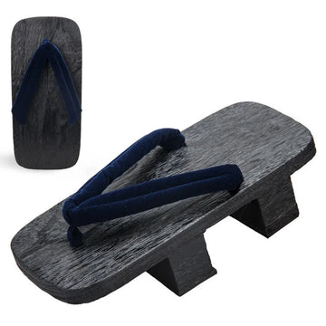 Japanese Traditional Navy Blue Geta Sandals