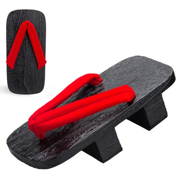 Japanese Traditional Red Geta Sandals