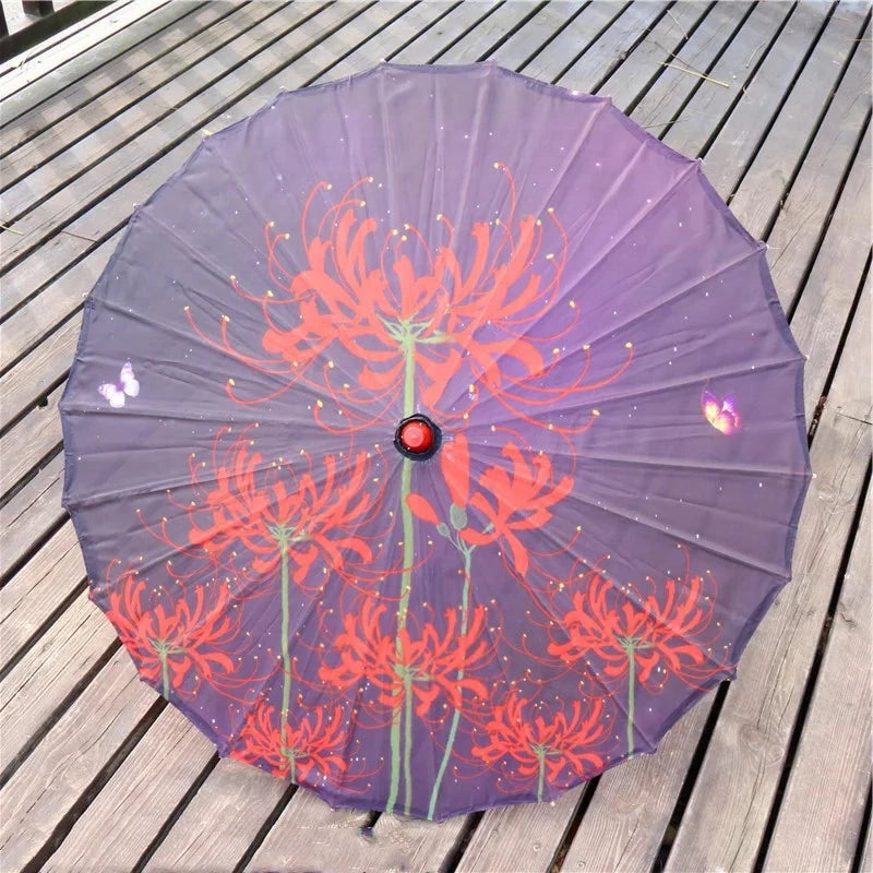 Petal Pattern Japanese Umbrella