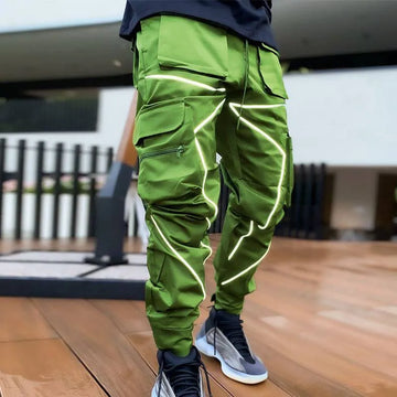 Streetwear Reflective Cargo Pants