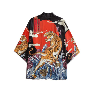 Japanese Sun Tiger Kimono Jacket