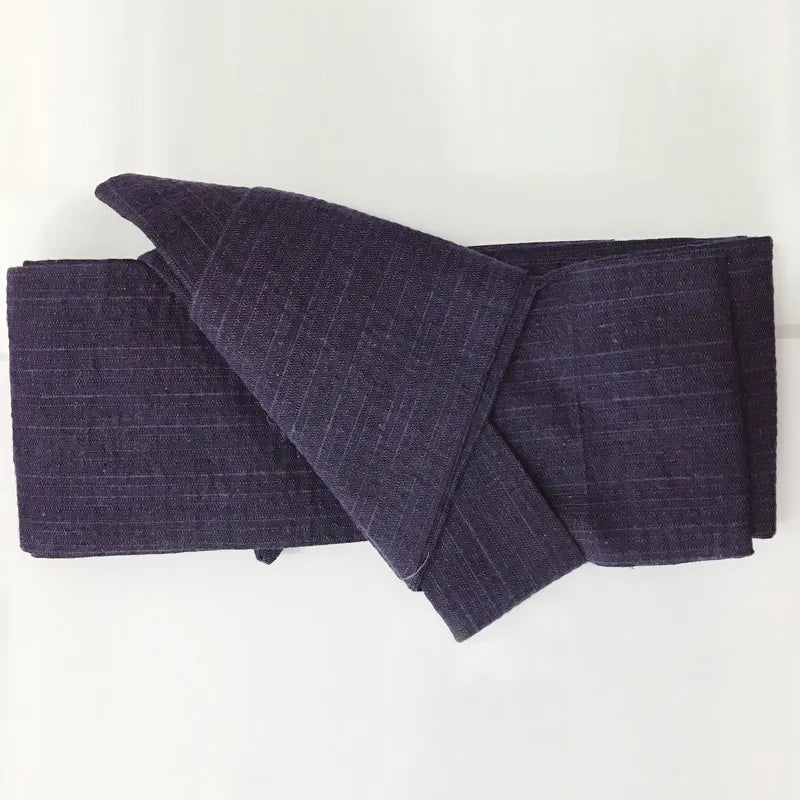 Japanese Traditional Purple Belt Mens Obi