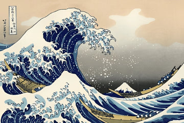 Kanagawa Wave Pattern Japanese Woodblock Paint