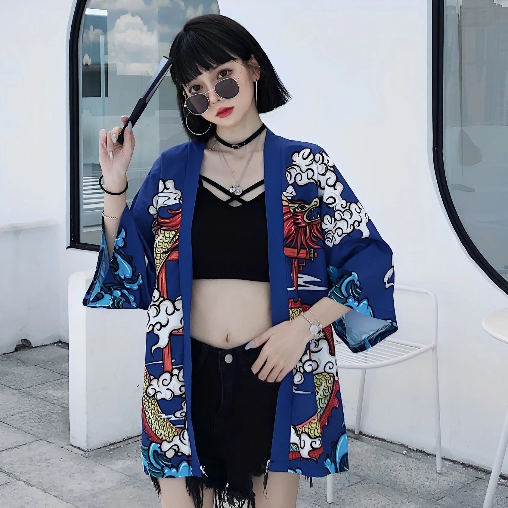 Japanese Women’s Haori Streetwear Style | Japan Outfits