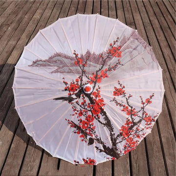 Pine Pattern Japanese Umbrella